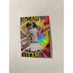 (Spencer Torkelson 2022 topps stadium club chrome card # BT-22 Beam Team)